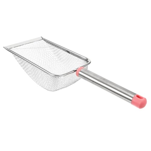 FONDOTIN Haustier Katzenstreu Sand Sieb Schaufel Edelstahl Wurf Schaufel Pooper Scooper Komfortable Griff FONDOTIN Haustier Katzenstreu Sand Sieb Schaufel Edelstahl Wurf Schaufel Pooper Scooper Komfortable Griff von FONDOTIN
