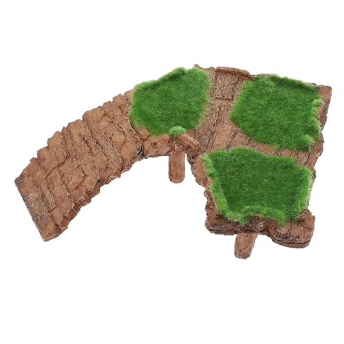FONDOTIN Schildkröten Kletterplattform Aus Resin Felsenstruktur Für Aquarien Sonnenbadeplattform Für Wasser Schildkröten Dekorative Rampe Für Reptilien Tanks von FONDOTIN