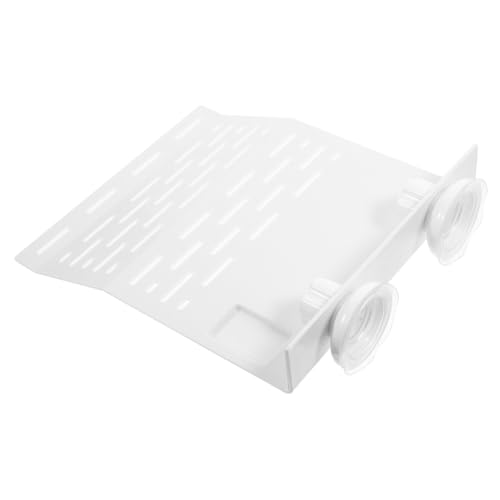 FONDOTIN Schildkröten Kletterplattform Kunststoff Weiß Groß Umweltfreundlich Robust für Aquarium und Terrarium Geeignet von FONDOTIN