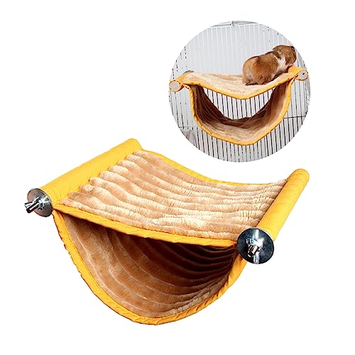 FONDOTIN Double Layer Hängendes Nest Für Kleintiere Luxus Etagenbett Hängematte Schlafnest Für Hamster Mäuse Und Kleine Haustiere Orange s FONDOTIN Double Layer Hängendes Nest Für Kleintiere Luxus Etagenbett Hängematte Schlafnest Für Hamster Mäuse Und Kleine Haustiere Orange s von FONDOTIN