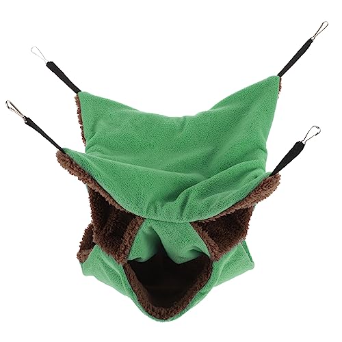 FONDOTIN Dreischichtiger Plüsch-Hamster-hängematten-fussel-hängekäfig Für Haustier-schaukelnest FONDOTIN Dreischichtiger Plüsch-Hamster-hängematten-fussel-hängekäfig Für Haustier-schaukelnest von FONDOTIN