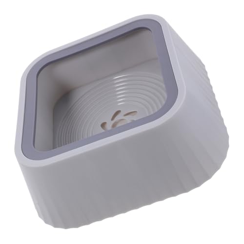 FONDOTIN Schwimmender Napf für Haustiere Wassernäpfe für Katzen Futterspender mit Null Katzen wasserspender Katzen trinkbrunnen Hunde wasserbrunnen kein auslaufender Hundenapf Abs Dark Grey von FONDOTIN