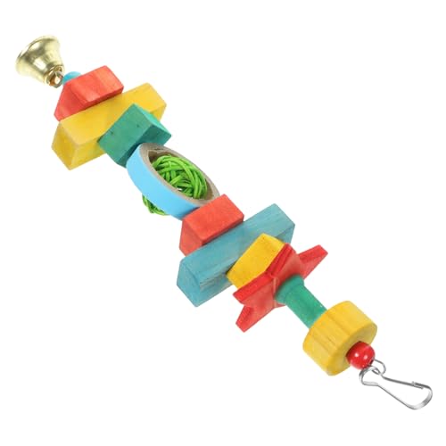 FONDOTIN Holz Vogel Kauspielzeug Bunte Hängende Papagei Spielzeug Kauen Und Futtersuche Geeignet Für Wellensittiche Und Nymphensittiche Aus Sicherem Naturholz Gefertigt FONDOTIN Holz Vogel Kauspielzeug Bunte Hängende Papagei Spielzeug Kauen Und Futtersuche Geeignet Für Wellensittiche Und Nymphensittiche Aus Sicherem Naturholz Gefertigt von FONDOTIN