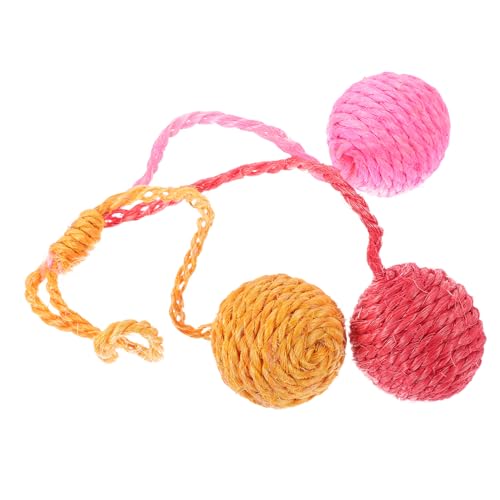 FONDOTIN Sisal Ball Katzen Katzenspielzeug interaktive Katze drinnen Kratzer Katzenspiele interaktives Kitten Kratzball für Kätzchen Kratzbälle für Katze FONDOTIN Sisal Ball Katzen Katzenspielzeug interaktive Katze drinnen Kratzer Katzenspiele interaktives Kitten Kratzball für Kätzchen Kratzbälle für Katze von FONDOTIN