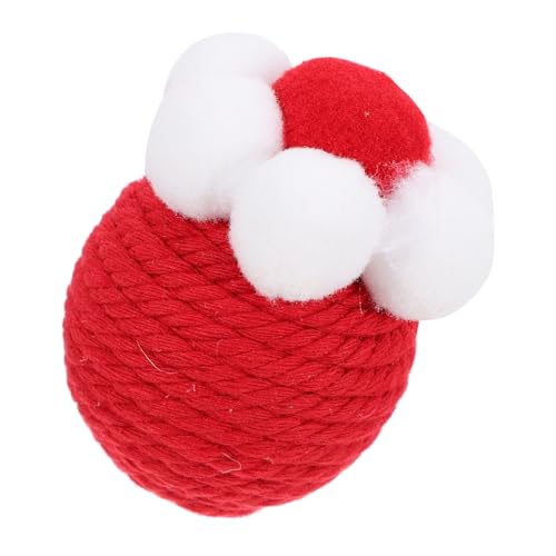 FONDOTIN Sisal Ball Katzen Kratzbälle für Haustiere Katzenspielzeug Katzen-Trainingsspielzeug für Katzen katzenball Kratzball für Katzen Katzenbälle Baumwollseil rot FONDOTIN Sisal Ball Katzen Kratzbälle für Haustiere Katzenspielzeug Katzen-Trainingsspielzeug für Katzen katzenball Kratzball für Katzen Katzenbälle Baumwollseil rot von FONDOTIN
