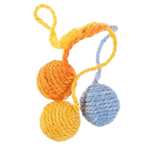 FONDOTIN Sisal Ball Katzen Spielzeugkatze Katzenspielzeug interaktiv hängend Kratzen interaktives Kitten Kratzball für Katze Haustierspielzeug für Katzen FONDOTIN Sisal Ball Katzen Spielzeugkatze Katzenspielzeug interaktiv hängend Kratzen interaktives Kitten Kratzball für Katze Haustierspielzeug für Katzen von FONDOTIN