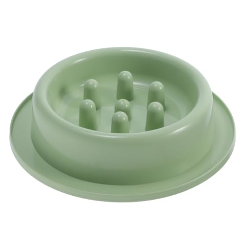 FONDOTIN Slow-Food-Schüssel für Haustiere langsam verschütten Futterspender rostfrei Slowfeeder für Hundefutter groß Kleine Hundeblächen Slow Feeder Futternapf für Hunde Hundenapf Abs Green von FONDOTIN