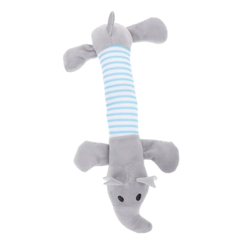 FONDOTIN Quietschendes Hundespielzeug Plüsch-Elefant Kauspielzeug Für Hunde Quietschendes Kauspielzeug Für Hunde Zur Unterhaltung Von Welpen FONDOTIN Quietschendes Hundespielzeug Plüsch-Elefant Kauspielzeug Für Hunde Quietschendes Kauspielzeug Für Hunde Zur Unterhaltung Von Welpen von FONDOTIN