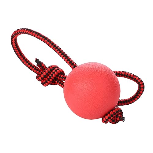 FONDOTIN Spielzeugkugeln Mit Zähnen Mahlen Für Haustiere Groß Ball Mit Seil-hundespielzeug Welpenspielzeug Pfote Zahnen Elastisches Hundeseil Kauspielzeug Für Hunde Lustig Rot FONDOTIN Spielzeugkugeln Mit Zähnen Mahlen Für Haustiere Groß Ball Mit Seil-hundespielzeug Welpenspielzeug Pfote Zahnen Elastisches Hundeseil Kauspielzeug Für Hunde Lustig Rot von FONDOTIN