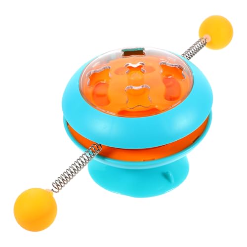 FONDOTIN Spinner-katzenspielzeug Lustiges Katzenspielzeug Kätzchen Übungsspielzeug Trackball-Spielzeug Für Hunde Lustiges Katzenminze-Spielzeug Trackir Drinnen Rotieren Metall Katzenturm von FONDOTIN