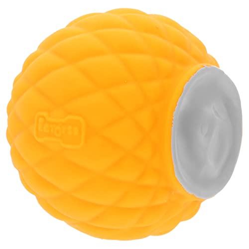 FONDOTIN Süßer Ananas Spielzeugball ausgestopft klein beißen Quietschen Plüsch groß Interactive Dog Toys interaktiver hundeball Dogs Toys Hundespielzeug Stimmball des Hundes Emulsion Yellow von FONDOTIN