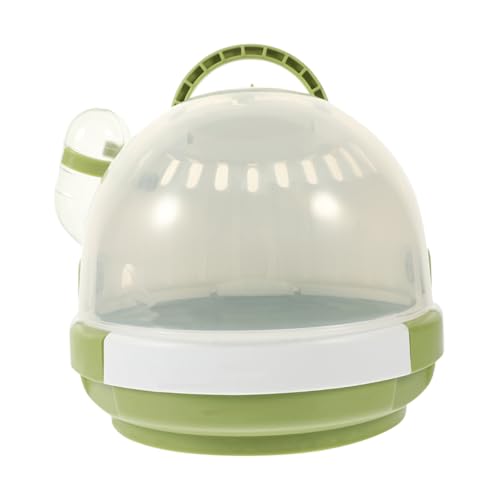 FONDOTIN Tragbarer Hamsterkäfig Mit Griff Hamsterkäfige Hamster Reisekäfig Kleintierkäfig Hamsterkoffer Käfig Für Hamster Haustier Outdoor Versorgung Hamster Tragetasche von FONDOTIN