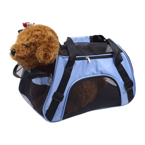 FONDOTIN Tragbarer Haustier-tragerucksack Für Hunde Mesh-welpenpaket Outdoor-reisehandtasche Mit Sicherheitsreißverschlüssen Groß Kratzfest Bequem Leicht Zu Tragen von FONDOTIN