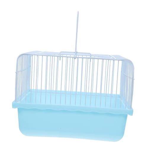 FONDOTIN Tragbarer Vogelkäfig Für Kleintiere Transportkäfig Für Papageien Und Sittiche Mit Transparentem Fenster Als Reiseträger Oder Indoor-käfig Für Vögel Und Kleine Tiere von FONDOTIN