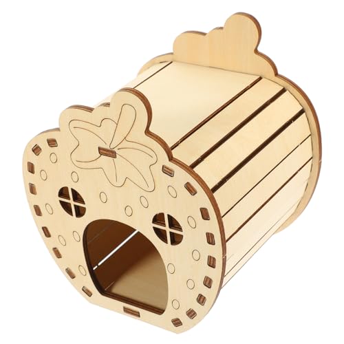FONDOTIN Hamster Holz Große Hideout Nest Leiter Pet Übung Spielzeug Sicher Komfortable FONDOTIN Hamster Holz Große Hideout Nest Leiter Pet Übung Spielzeug Sicher Komfortable von FONDOTIN