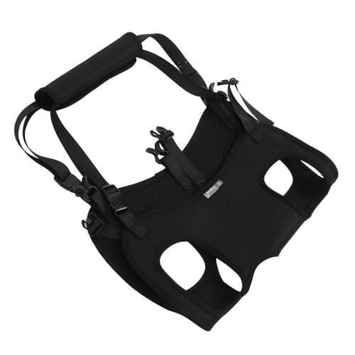 FONDOTIN Tragetuch Für Hunde Hundewanderrucksack Tragegeschirr Für Hunde Hund Tragetasche Hundegeschirr Für Amputierte Großes Hundegeschirr Mit Griff Hunde-treppenhelfer Oxford-Stoff Black von FONDOTIN