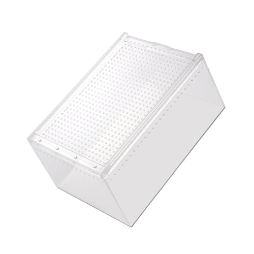 FONDOTIN Transparente Reptilienbox Aus Multifunktionale Aufzuchtbox Für Schlangen Frösche Spinnen Und Andere Kleine Langlebig Reinigen von FONDOTIN