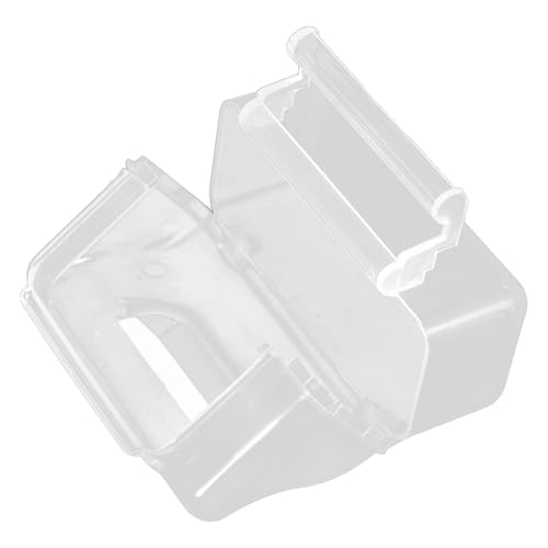 FONDOTIN Transparenter, Sauberer Vogelfutterspender Zum Aufhängen, Sittich-wasserspender, Vogelfutterbecher, Vogel-wasserfutternapf, Behälter, Vogelkäfig-futterspender Und Tränke, von FONDOTIN