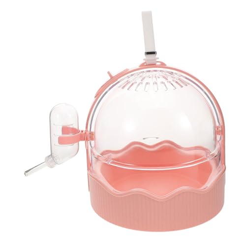 FONDOTIN Transportkäfig für Kleintiere Hamster Transportbox mit Wasserflasche für Reisen und Ausflüge mit Rennmäusen Zwerghamstern und Kleinen Haustieren Langlebig von FONDOTIN