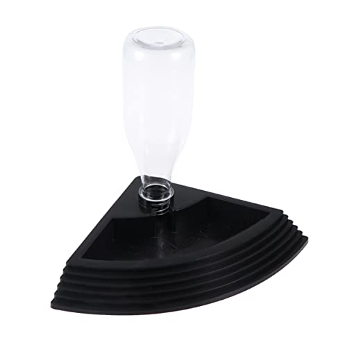 FONDOTIN Triangular Automatic Water Feeder Für Reptilien Selbstfüllender Trinkbrunnen Für Haustiere Für Schildkröten Bartagamen Und Eidechsen Schwarz von FONDOTIN