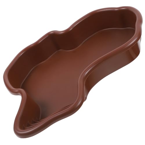 FONDOTIN Turtle Bath Basin Großes Reptilienbecken für Schildkröten Wanne für Terrarien Vielseitige Wasser und Lebensraumwanne für Reptilien für Aktives Schwimmen und Pflege von FONDOTIN