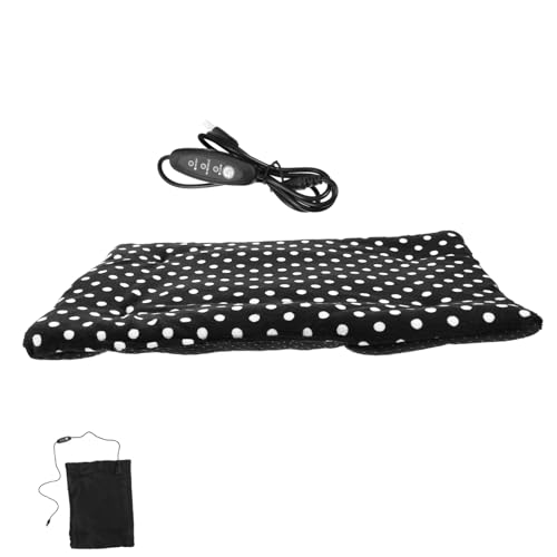 FONDOTIN Heizdecke Für Katzen Und Hunde Selbsterwärmende Matte Zur Temperaturkontrolle Von Haustieren Weich Schwarz 27 X 37 FONDOTIN Heizdecke Für Katzen Und Hunde Selbsterwärmende Matte Zur Temperaturkontrolle Von Haustieren Weich Schwarz 27 X 37 von FONDOTIN