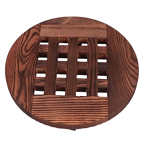 FONDOTIN Universal Rad Blumentopf Tablett Holz Metall Haushalt Indoor Anlage Halter Anlage Pflanzer von FONDOTIN