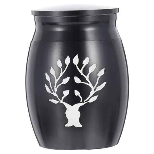 FONDOTIN Urne Schmuck Schermaschinen Trimmer Tasche Pet-knochenasche Dose Haustier-denkmal Erinnerungsstück Aus Stahl Katzen-denkmal Armbänder Clipper Pfote Männer Rostfreier Stahl Black von FONDOTIN
