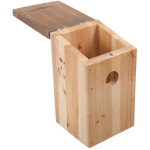 FONDOTIN Holz Vogelhaus Für Papageien Wetterfestes Nistkasten Für Garten Balkon Und Robuste Holzstruktur Für Kleine Vögel Und Nistmöglichkeiten FONDOTIN Holz Vogelhaus Für Papageien Wetterfestes Nistkasten Für Garten Balkon Und Robuste Holzstruktur Für Kleine Vögel Und Nistmöglichkeiten von FONDOTIN