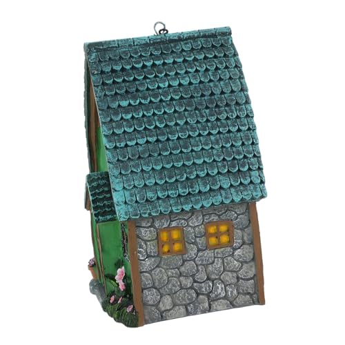 FONDOTIN Vogelhaus aus Kunstharz Aufhängen im Garten Wetterfestes und Langlebiges Nistkasten für Wildvögel Sichere Brutstätte Garten Dekoration von FONDOTIN