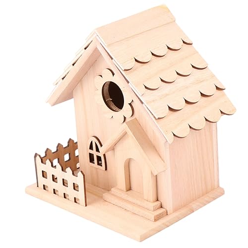 FONDOTIN Vogelnest Aus Holz Vogelkäfig Vogelhäuser Für Den Außenbereich Meise Verschachtelung Großes Vogelnest Vogelhäuschen Zum Bemalen Vogelhäuschen Für Den Garten Bambus FONDOTIN Vogelnest Aus Holz Vogelkäfig Vogelhäuser Für Den Außenbereich Meise Verschachtelung Großes Vogelnest Vogelhäuschen Zum Bemalen Vogelhäuschen Für Den Garten Bambus von FONDOTIN