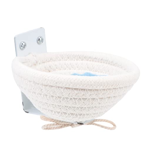 FONDOTIN Vogelnest Liner Vogel Gewebtes Solar-vogelhäuschen Aufhänger Baum-vogelhäuschen Taubennester Warmer Vogel Hängender Vogel Wellensittichkäfig Mit Ständer Abs Beige Baumwollseil FONDOTIN Vogelnest Liner Vogel Gewebtes Solar-vogelhäuschen Aufhänger Baum-vogelhäuschen Taubennester Warmer Vogel Hängender Vogel Wellensittichkäfig Mit Ständer Abs Beige Baumwollseil von FONDOTIN