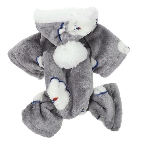 FONDOTIN Warme Welpekleidung hundewintermantel hundewinterjacken Haustiermantel hundebekleidung kalt Warmhaltende Hundekleidung warme Welpenkleidung Plüsch -Haustierkleidung Baumwolle Grey FONDOTIN Warme Welpekleidung hundewintermantel hundewinterjacken Haustiermantel hundebekleidung kalt Warmhaltende Hundekleidung warme Welpenkleidung Plüsch -Haustierkleidung Baumwolle Grey von FONDOTIN