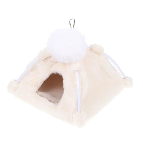 FONDOTIN Warmer Vogel Nest aus Plüsch Atmungsaktiv und Flauschig Gepolstert für Winter für Innen und Außen Geeignet als Schlaf und Brutplatz für Kleine Vögel Einfach im Käfig oder Am Boden von FONDOTIN