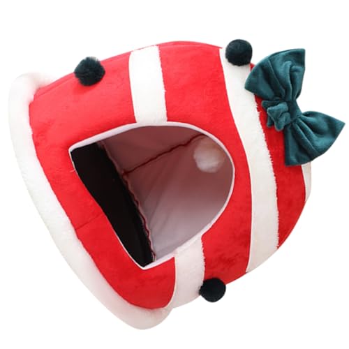 FONDOTIN Weihnachtsnest Für Haustiere Katzenhängematte Napf Katzenbett Katzenversteck Katzenspielzeug Weihnachtsdeko Für Hundehütte Katzenkäfig Katzenbaum Korb Katzenbett FONDOTIN Weihnachtsnest Für Haustiere Katzenhängematte Napf Katzenbett Katzenversteck Katzenspielzeug Weihnachtsdeko Für Hundehütte Katzenkäfig Katzenbaum Korb Katzenbett von FONDOTIN