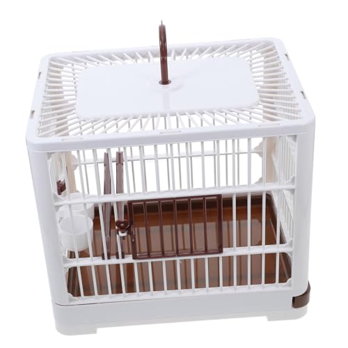 FONDOTIN Wellensittichkäfig Flugkäfige Für Sittiche Vogelkäfig Transportkäfig Für Vögel Vogel Stehen Reisekäfig Für Papageienträger Taubenkäfig Im Freien Reiseträger Für Vögel Kaffee Abs FONDOTIN Wellensittichkäfig Flugkäfige Für Sittiche Vogelkäfig Transportkäfig Für Vögel Vogel Stehen Reisekäfig Für Papageienträger Taubenkäfig Im Freien Reiseträger Für Vögel Kaffee Abs von FONDOTIN