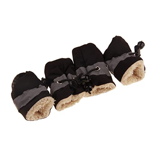 FONDOTIN Hunde Stiefel Wanderstiefel Für Welpen Winterschuhe Für Hunde Hundeschuhe Hundestiefel Für Kaltes Wetter Tragbare Schuhe Teuflischer Eierbehälter Bodenfilter Wasserschuhe Kleinkind von FONDOTIN