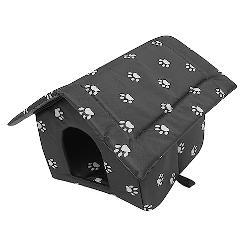 FONDOTIN Katzenunterstand Für Draußen Isolierte Hundehütte Abnehmbare Unterlage Für Regen Und Schnee Warm Und Bequem FONDOTIN Katzenunterstand Für Draußen Isolierte Hundehütte Abnehmbare Unterlage Für Regen Und Schnee Warm Und Bequem von FONDOTIN