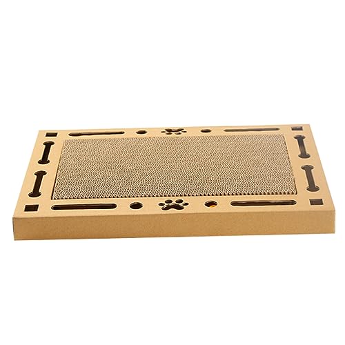 FONDOTIN Kratzbrett Aus Wellpappe Für Katzen Stabil Und Langlebig Katzenspielzeug Für Drinnen Fördert Bewegung Und Entspannung Dekoratives Design Khaki Geeignet Für Kätzchen Und FONDOTIN Kratzbrett Aus Wellpappe Für Katzen Stabil Und Langlebig Katzenspielzeug Für Drinnen Fördert Bewegung Und Entspannung Dekoratives Design Khaki Geeignet Für Kätzchen Und von FONDOTIN