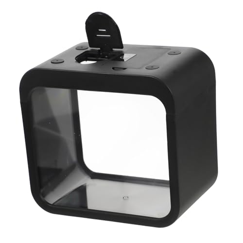 FONDOTIN Mini Aquarium Aus Desktop Aquarium Ornament Mini Inkubations Mit Licht Kompakt Und Batteriebetrieben Für Kleine Fische Und Pflanzen von FONDOTIN