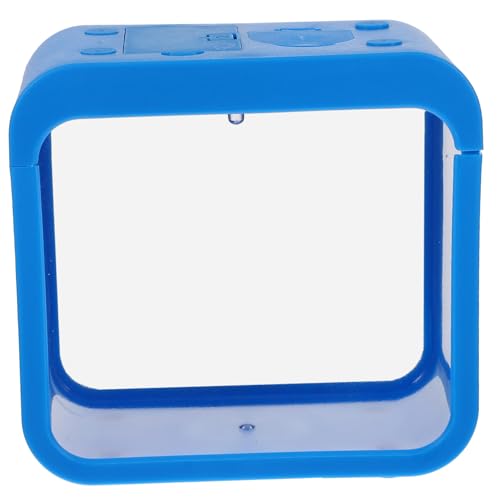FONDOTIN Mini-Aquarium Nano-Aquarium Kleiner Kunststoff-Desktop Mit Leichtem Fischbehälter Inkubationstank von FONDOTIN