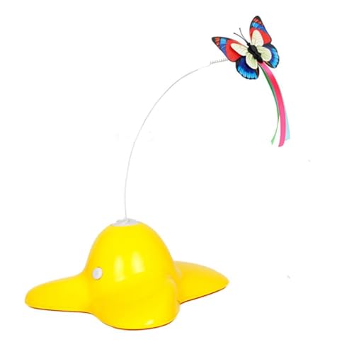 FONDOTIN Haustierspielzeug rotierende Spielzeuge Spielzeug für Katze abs Material Spielzeug elektrisch rotierender Schmetterling Katzen-Teaser-Spielzeug Werkzeug Katzenspielzeug FONDOTIN Haustierspielzeug rotierende Spielzeuge Spielzeug für Katze abs Material Spielzeug elektrisch rotierender Schmetterling Katzen-Teaser-Spielzeug Werkzeug Katzenspielzeug von FONDOTIN