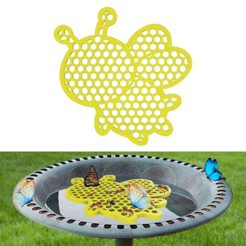 4 Stück Schwimmenden Bienen Inseln, Bieneninsel Insektentränke Garten, Bienentränke, Bienen Wasser Feeder, bienenschwimminsel, Tränke für Biene Schmetterlings bienenschwimminsel Gartendekoration (A) von FONDUO