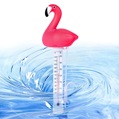 FORMIZON Schwimmende Pool Thermometer, Bruchfest Wasserthermometer, Wasser Temperatur Thermometer, Polar Pool Thermometer, Badethermometer, Teich Wasserthermometer für Schwimmbade, Spas (A) von FORMIZON