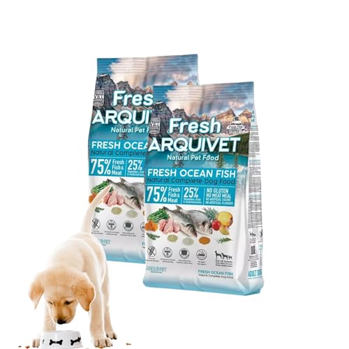 2X ARQUIVET Fresh Halbfeuchte Hundefutter Ozean Fisch 10 kg von FORTISLINE