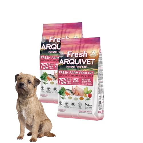 2X ARQUIVET Fresh Halbfeuchtes Hundefutter Huhn und Meeresfisch 10 kg von FORTISLINE