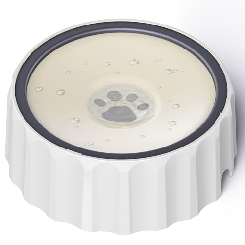 FORWH Wassernapf für Hunde, kein Verschütten, 2 l, großes Fassungsvermögen, rutschfester Wassernapf für Hunde und Katzen, Beige FORWH Wassernapf für Hunde, kein Verschütten, 2 l, großes Fassungsvermögen, rutschfester Wassernapf für Hunde und Katzen, Beige von FORWH