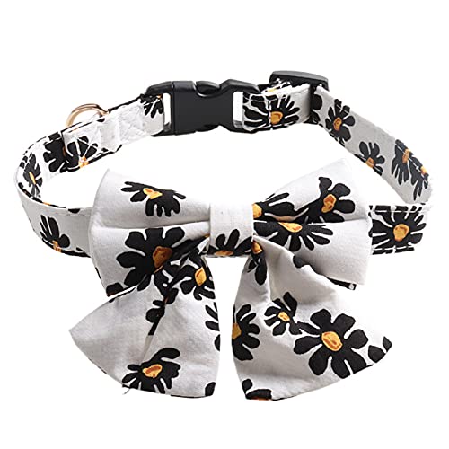 FOReverweihuajz Haustier-Halsband mit Blumenmuster, hautfreundlich, Haustier-Hunde-Schmetterlings-Krawatte, Haustier-Dekoration, Haustier-Produkte von FOReverweihuajz