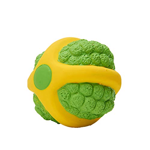 FOReverweihuajz Hundespielzeug aus Latex, quietschender Ball, interaktiver Trainingsball von FOReverweihuajz