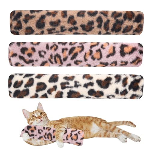 FOSDICK 3 Stück Katzenminze Kissen, Plüsch Katzenminze Spielzeug, Weich Baldrian Kissen für Katzen, Leopardenmuster Katzenkissen Minze, Katzenspielzeug mit Katzenminze, Katzenminze Polster Spielzeug FOSDICK 3 Stück Katzenminze Kissen, Plüsch Katzenminze Spielzeug, Weich Baldrian Kissen für Katzen, Leopardenmuster Katzenkissen Minze, Katzenspielzeug mit Katzenminze, Katzenminze Polster Spielzeug von FOSDICK